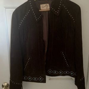 NWT SCULLY FRINGE JACKET